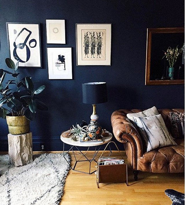 Using Dark Blue Paint in Every Room of Your Home