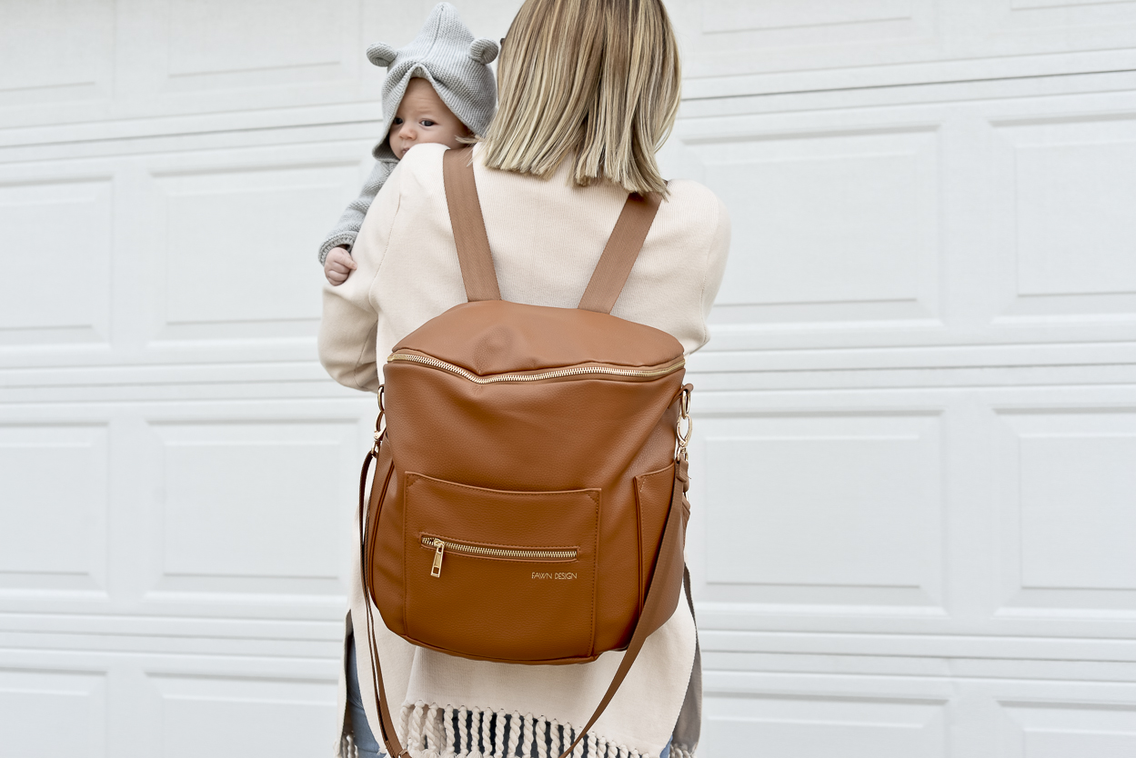 leather diaper backpack canada