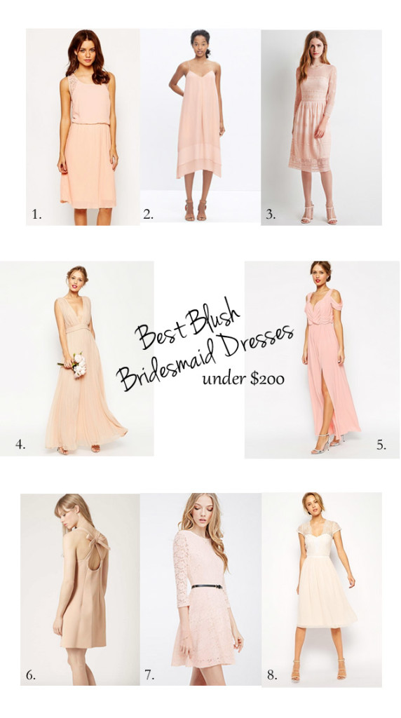 Blush dress color best sale