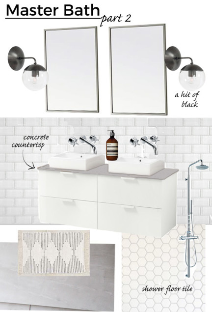 Master-Bathroom Design Board